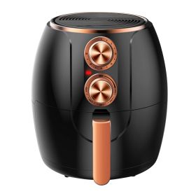 Brentwood 3.2 Quart Electric Air Fryer with Timer and Temp Control- Black and Bronze