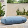 Oceanus Outdoor Water Resistant Fabric Lounger Bean Bag, Blue