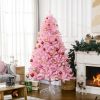 Pink Christmas Trees, with Auto Open, Steel Base, Wide Shape -AS