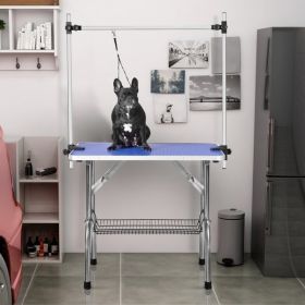 36" Folding Dog Pet Grooming Table Heavy Duty Stainless Steel pet dog Cat Grooming Table