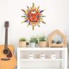 Add a Splash of Color to Your Home with this 3D Metal Sun Wall Hanging Art Decor!