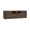 Tv Stand for TV´s up 55" Dext, One Cabinet, Double Door, Dark Walnut Finish