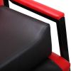 Barber Shop Child Booster Seat Cushion U-Shaped PVC Leather Seat Cushion Beauty Salon Spa Massage Equipment for Styling Chair, Black XH