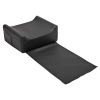 Barber Shop Child Booster Seat Cushion U-Shaped PVC Leather Seat Cushion Beauty Salon Spa Massage Equipment for Styling Chair, Black XH