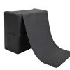 Barber Shop Child Booster Seat Cushion U-Shaped PVC Leather Seat Cushion Beauty Salon Spa Massage Equipment for Styling Chair, Black XH