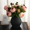 1pc, Realistic Peony Silk Flowers for Home Decor and Weddings - DIY Craft and Bridal Bouquet - Indoor and Outdoor Decoration