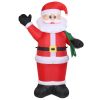 6.4ft Inflatable Christmas Giant Santa Claus Blow up Santa Claus