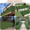 12Pcs Artificial Boxwood Topiary Hedge Plant Grass Backdrop Fence Privacy Screen Grass Wall Decoration For Balcony Garden Fence