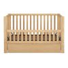 Crib with Drawers and 3 Height Options, Natural