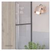 Medicine Cabinet Prague, Four Internal Shelves, Single Door, Light Gray Finish