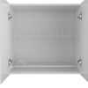 Wall Cabinet Ontario, Double Door, White Finish