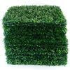 12Pcs Artificial Boxwood Topiary Hedge Plant Grass Backdrop Fence Privacy Screen Grass Wall Decoration For Balcony Garden Fence