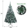 7FT Spray White PVC Christmas Tree 870 Branches YJ