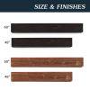 48" Rustic Wood Fireplace Mantel,Wall-Mounted & Floating Shelf for Home Decor