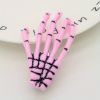 Halloween Skeleton Claw Hair Clip Gothic Punk Rock Barrettes Skull Hand Hair Accessories For Halloween Party Cosplay Wear