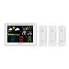 WIRELESS COLOR WEATHER STATION WITH 3 REMOTE SENSORS