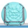 Faux Fur Saucer™Chair, Aqua